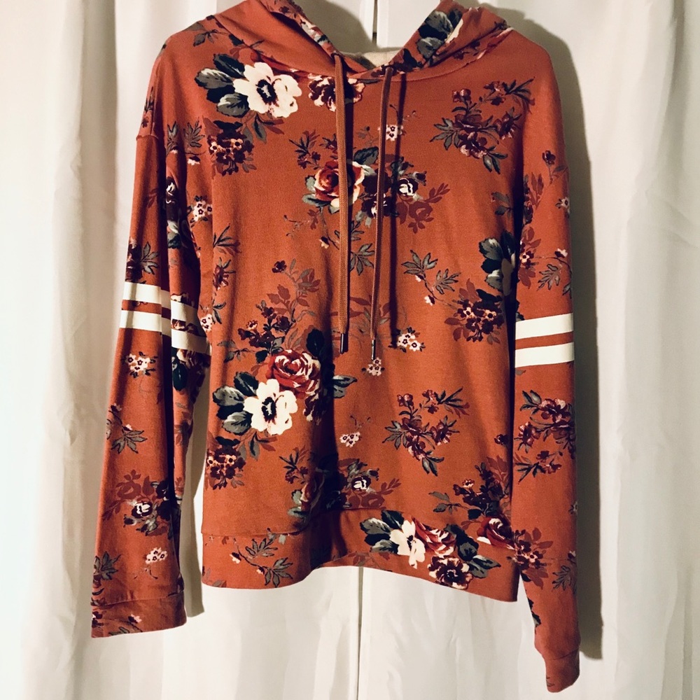 Flower Hoodie Sweater